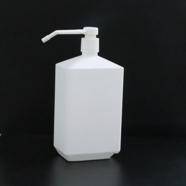 500ml white hand sanitizer square bottle disinfection bottle new long rod press spray bottle HDPE plastic square bottle - Image 6