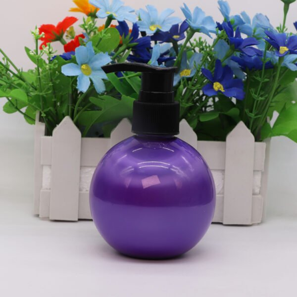 Manufacturers supply PET facial cleanser hand cream body lotion bottle plastic shed spherical bottle push baking soda toothpaste bottle - Image 5