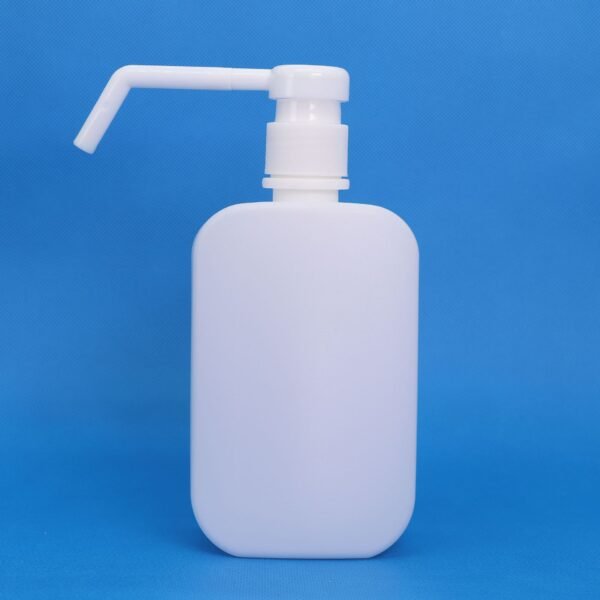 500ml hand sanitizer bottle free-wash gel bottle white square bottle PE hand sanitizer bottle cleaning bottle disinfectant empty bottle - Image 6