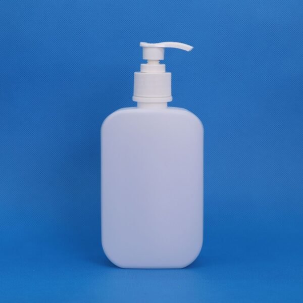 500ml hand sanitizer bottle free-wash gel bottle white square bottle PE hand sanitizer bottle cleaning bottle disinfectant empty bottle - Image 5