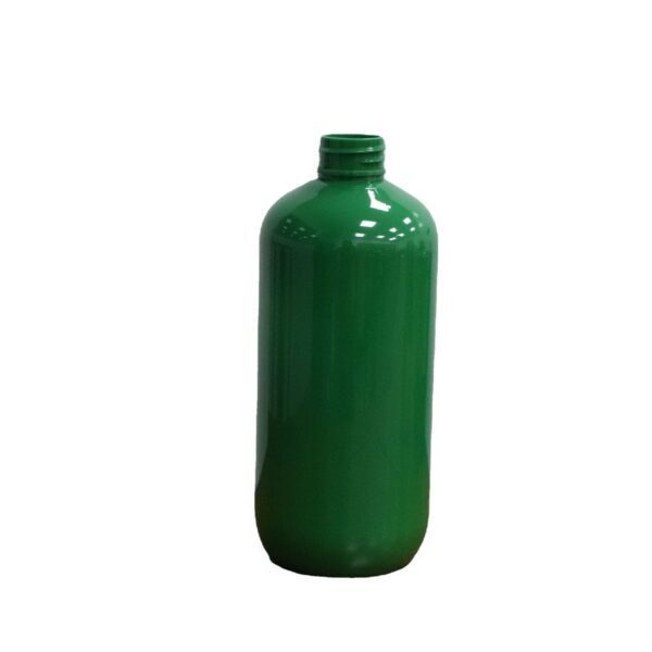 500ml novel shampoo and shower gel bottle toiletries packaging material push-type lotion bottle short fat round shoulder bottle - Image 2