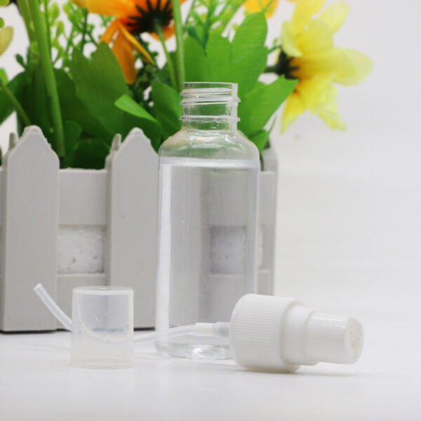 50ml push-type full-cover round shoulder with bird-beak powder pump cosmetics and cosmeceuticals bottle lotion bottle spray bottle sub-bottle - Image 3