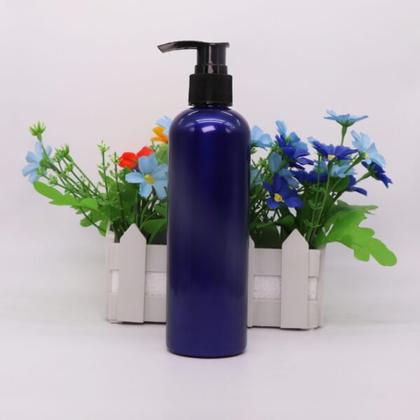 Manufacturers supply 250ml round shoulder toner bottle shampoo bottle cylindrical plastic bottle 8.4oz - Image 2